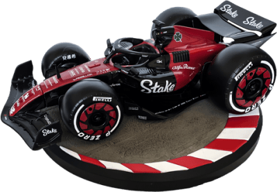 Alfa Romeo Formula 1 Statues Image