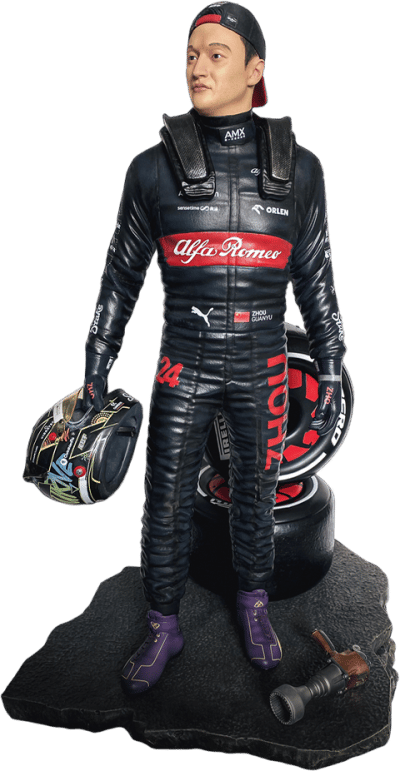 Zhou Guanyu Formula 1 Statues Image