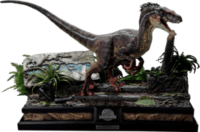 Velociraptor Male Jurassic Park Statues Image
