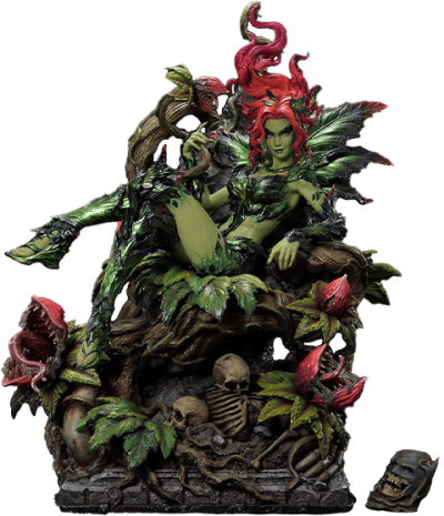 Poison Ivy Seduction Throne (Deluxe Bonus Version) DC Comics Quarter Scale Statue Image
