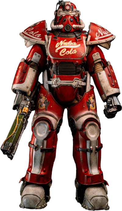 T-51 Nuka Cola Power Armor Fallout Sixth Scale Figure Image