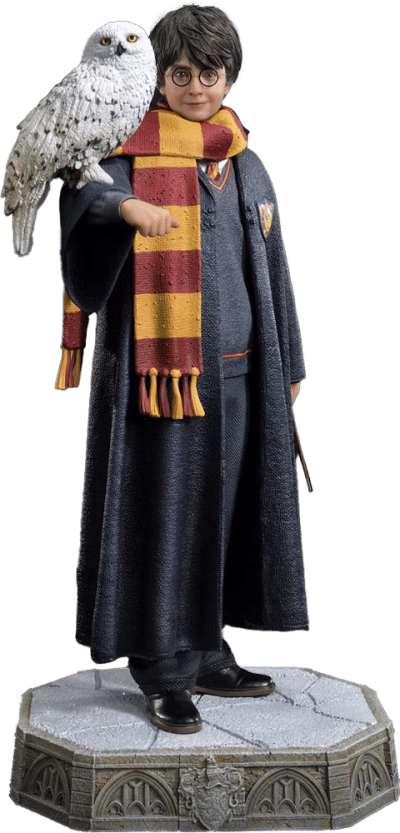 Harry Potter With Hedwig Harry Potter Statues Image