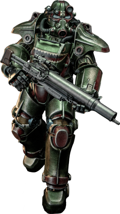 T-45 Hot Rod Shark Power Armor Fallout Sixth Scale Figure Image