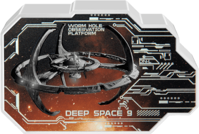 Deep Space 9 1oz Silver Coin Star Trek Silver Collectible Image