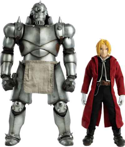 Alphonse Elric & Edward Elric Fullmetal Alchemist Sixth Scale Figure Set Image