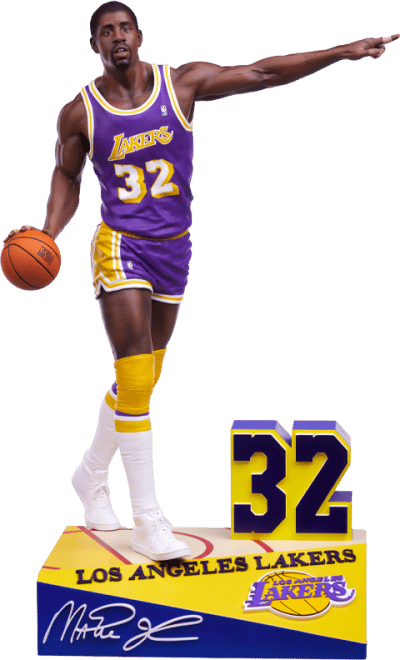Magic Johnson NBA Quarter Scale Statue Image