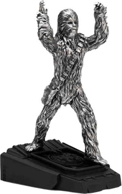 Chewbacca AT-ST Endor Star Wars Pewter Collectible Image