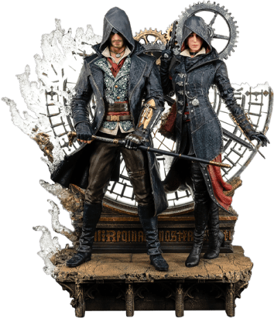 Animus Jacob & Evie Frye Assassins Creed Statues Image