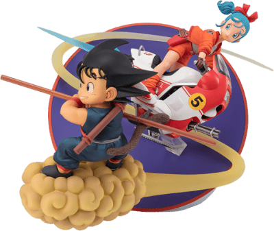 Son Goku & Bulma Dragon Ball Collectible Figure Image