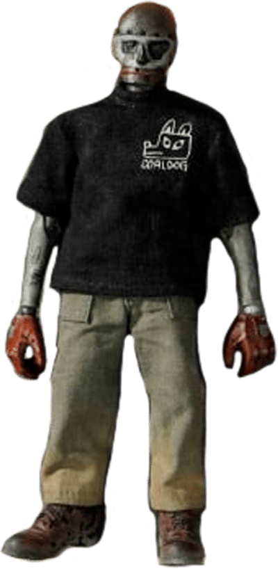 Mr. Silent Coal Dog Action Figure Image