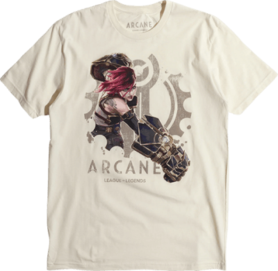 Violet Fat Hands T-Shirt League of Legends Apparel Image