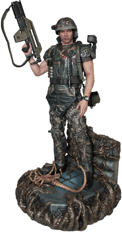 Corporal Hicks Alien Quarter Scale Statue Image
