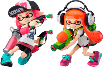 Splatoon Girl Figma (DX Edition) Splatoon Action Figure Image