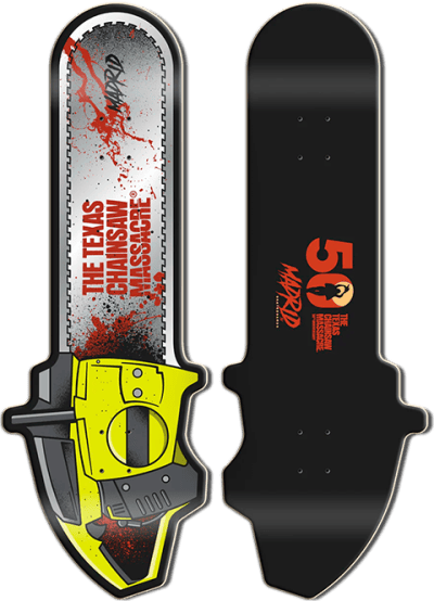 Chainsaw Texas Chainsaw Massacre Skateboard Deck Image