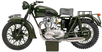 Triumph TR6 Trophy Weathered The Great Escape Scaled Replica Image
