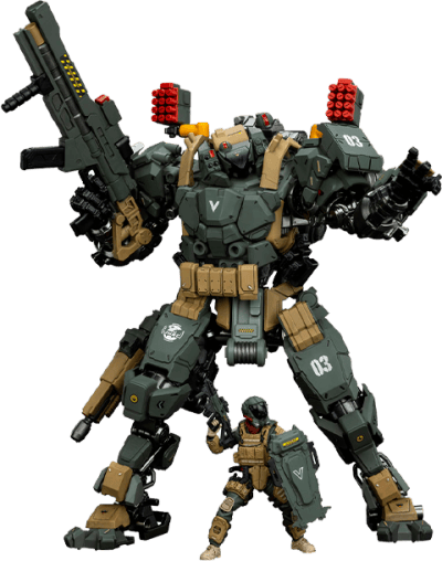 JOYTOY 1/18 Action Figure Mecha New Zeus Mecha Heavy