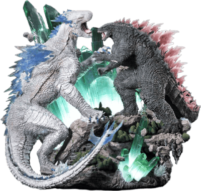 Godzilla vs. Shimo Godzilla vs. Kong Diorama Image