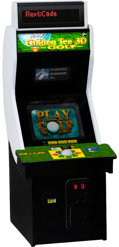 Golden Tee x RepliCade Golden Tee Scaled Replica Image