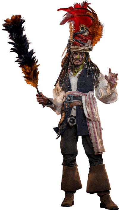 Pelegostos Chief Jack Sparrow Disney Sixth Scale Figure Image