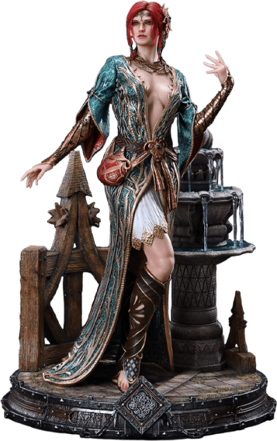 Triss Merigold Alternative Outfit The Witcher 3: Wild Hunt Quarter Scale Statue Image