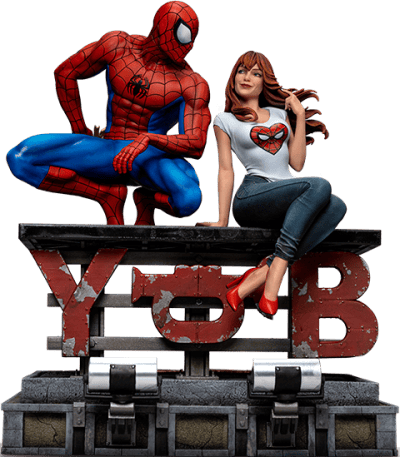 Spider-Man and MJ Marvel Statues Image