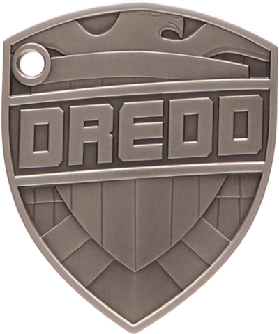 2000 AD - Judge Dredd Badge 2025 2000 AD Silver Collectible Image
