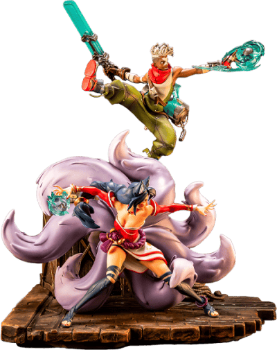 2XKO: Ekko & Ahri League of Legends 1:10 Scale Statue Image