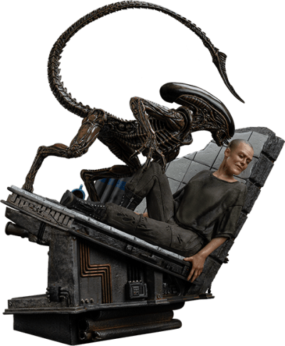 Ellen Ripley and Dog Alien Alien 3 1:10 Scale Statue Image