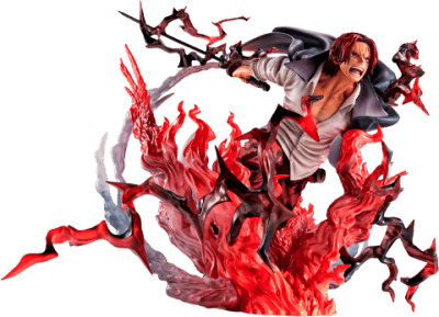 Red Hair Pirates Chief: Red-Haired Shanks "Divine Departure" One Piece Collectible Figure Image