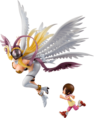 Angewomon & Kari Kamiya Digimon Collectible Figure Image