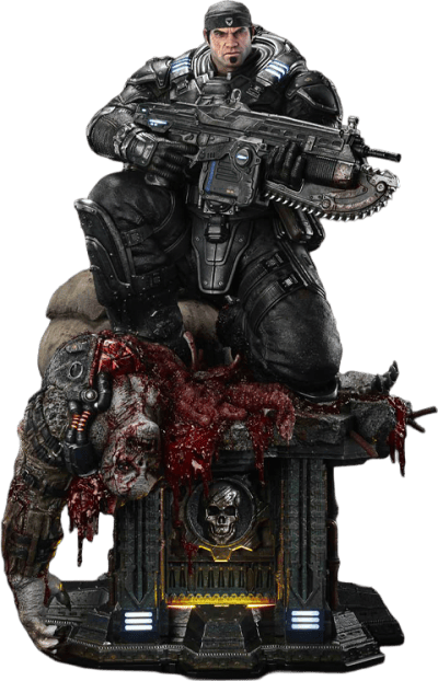 Marcus Fenix Gears of War 1:3 Scale Statue Image