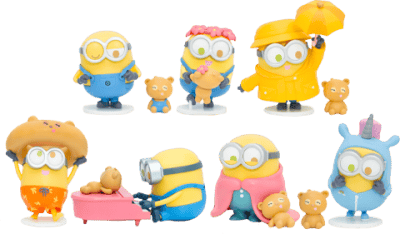 Minions Bob & Tim Series Minions PVC Figure Image