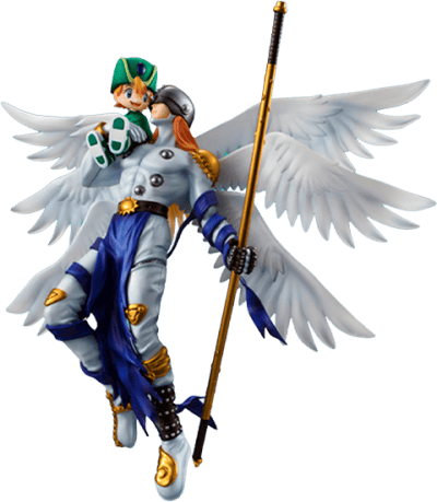 Angemon & Takeru Takaishi Digimon Collectible Figure Image