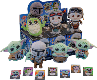 The Mandalorian and Grogu Cosbi Plush Keychain Collection Star Wars Blind Box Set Image