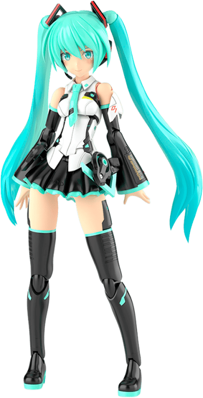 Frame Music Girl Hatsune Miku Frame Arms Model Kit Image