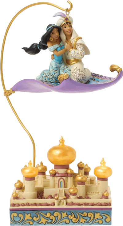 Aladdin & Jasmine Magic Carpet Disney Figurine Image