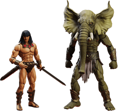 Young Conan and Yag Kosha Conan Action Figure Image