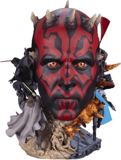 Darth Maul Fine Art Star Wars Bust Image