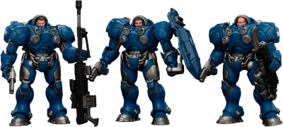 Terran Marine Set Starcraft Action Figure Image