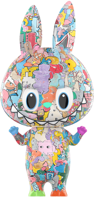 MEGA LABUBU 400% Tenth Anniversary The Monsters Collectible Figure Image
