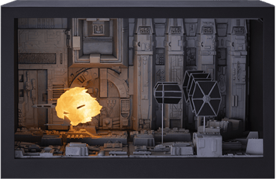 Trench Run Mini Scale Star Wars Diorama Image