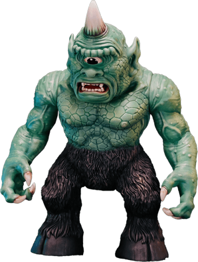 Cyclops Vintage-Stylized (Japanese Movie Poster Color Version) Ray Harryhausen Collectible Figure Image