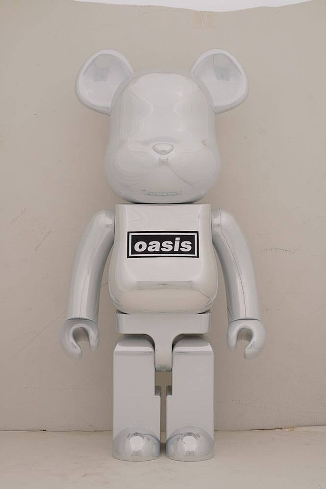 Be@rbrick Oasis White Chrome 1000% Collectible Figure by Medicom Toy