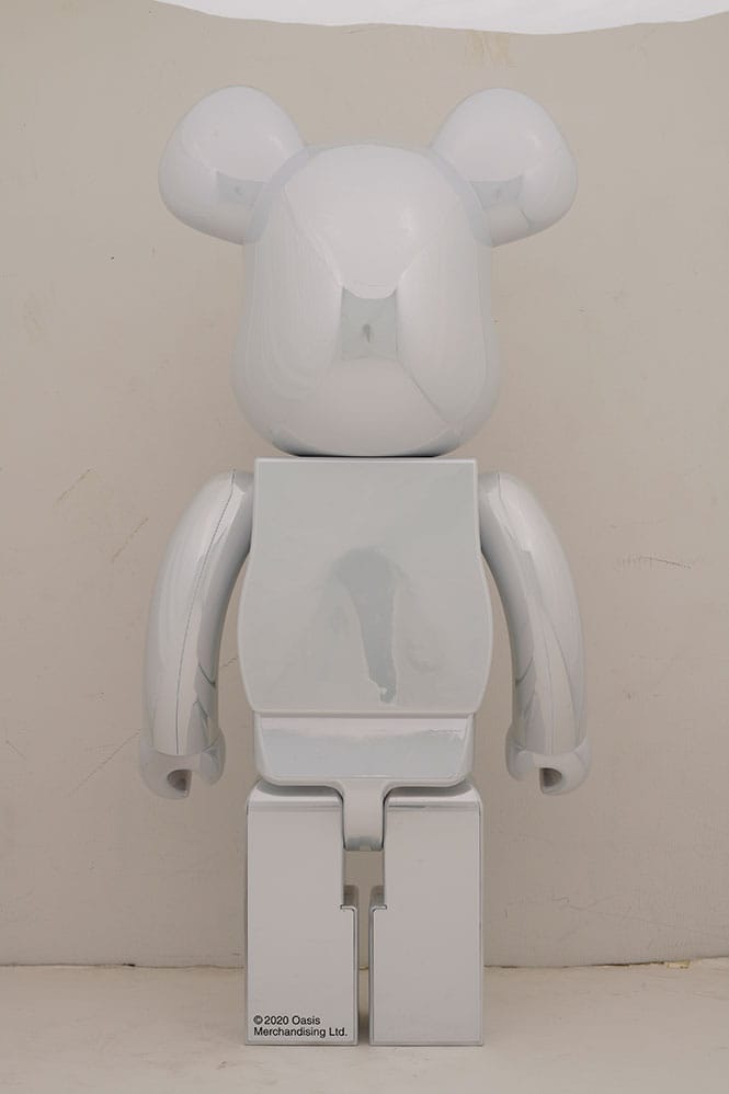 Be@rbrick Oasis White Chrome 1000% Collectible Figure by Medicom Toy
