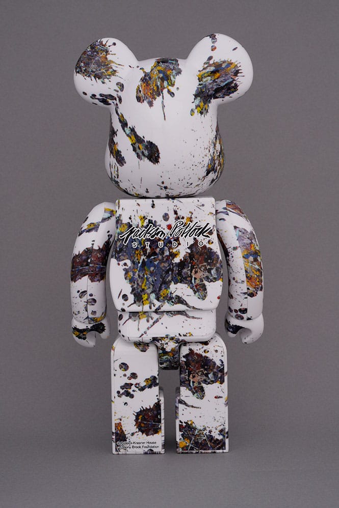 Be@rbrick Jackson Pollock Studio (SPLASH) 100% & 400% Collectible 