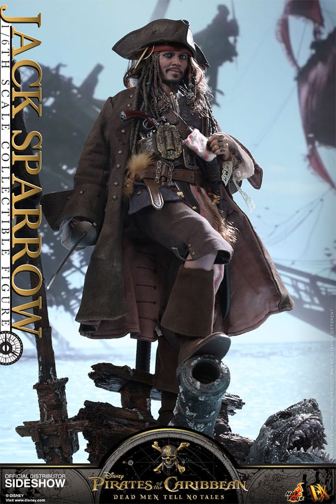 Hot Toys Captain Jack Sparrow POTC DX15 Dagger & Sheath loose 1/6th scale 