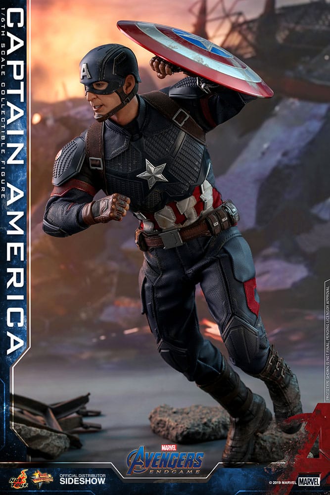 1/6 MMS536 Toys Hot-Avengers mossa finale-Capitan America 