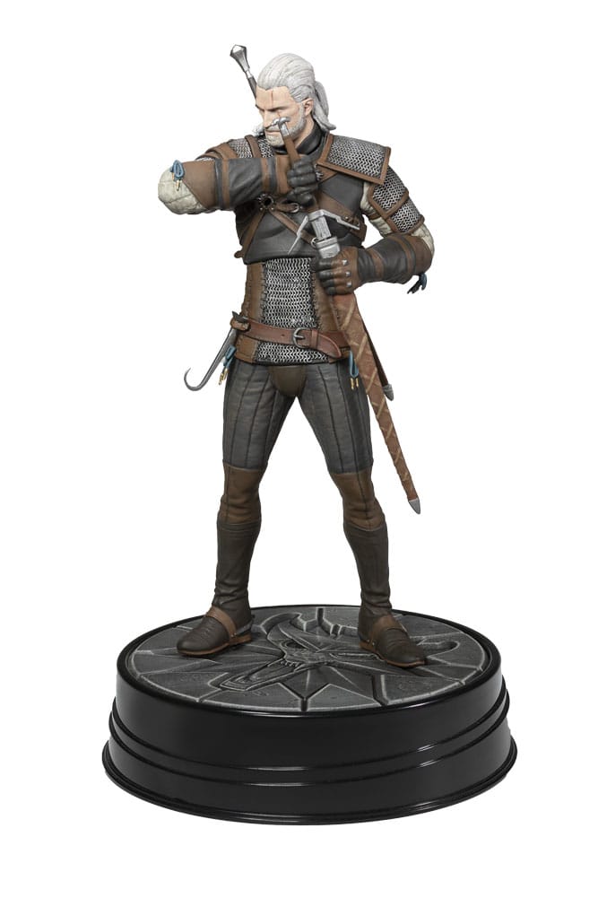 Dark Horse Deluxe The Witcher 3 Wild Hunt Geralt of Rivia Statue Figure no BOX 