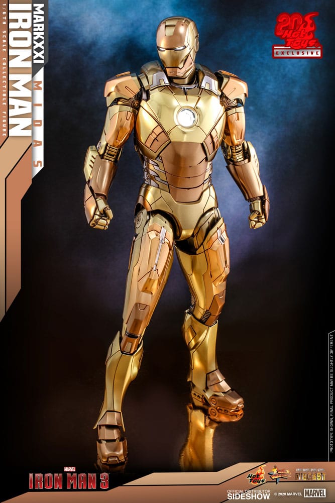 Avengers Iron Man Mini Figure Chrome Rare End Game Marvel Block UK Seller 