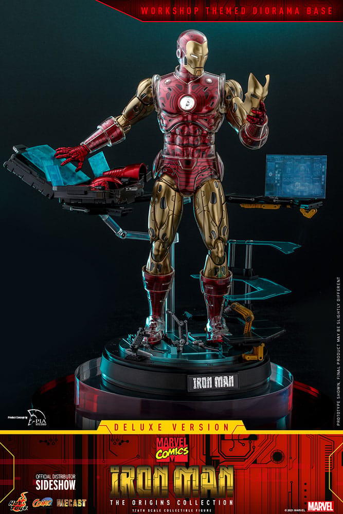 Hot Toys CMS08-D38 The Origins Iron Man Deluxe Diecast 1/6 Scale